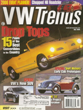 VW TRENDS 2000 JULY - CONVERTIBLE SPECIAL, HISTORY OF AMERICAN DEALERSHIPS